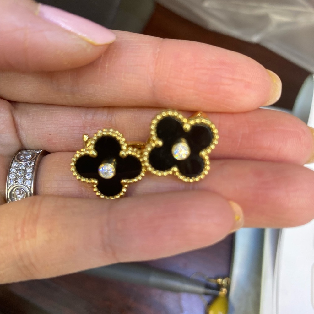 Designer 18K Gold Earrings